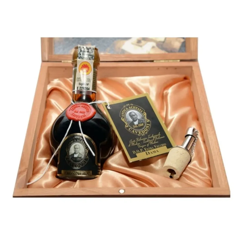 Acetaia Cavedoni - Aceto Balsamico TRADIZIONALE di Modena DOP "DAMA" (Riserva - affinato botti di rovere per oltre 100 anni)