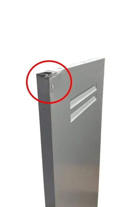 Copriscaldino Lamiera Zincata Universale Bianco 870x480x350