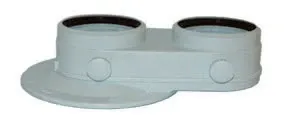 Kit adattatore scarico fumi sdoppiato Vaillant 80/80