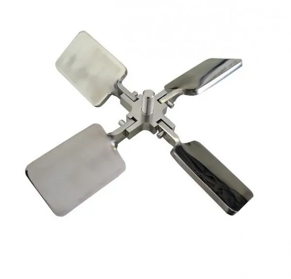 Schwarzer Rührtechnik Agitatore pieghevole 4 bracci / Agitatore pieghevole Ø 350mm per agitatori di contenitori CRW-KL340-8