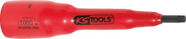 Bussola portainserti KS Tools da 3/8" con isolamento protettivo per viti denti multipli (XZN®) M8 117.3893