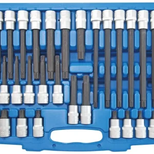 Bussole cacciavite SW acciaio 1/2" profilo RB M5-M14 32 pezzi 04422L