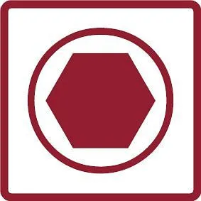 Cacciavite angolare esagonale rosso GEDORE piccolo SW15mm 14x45mm 3301282