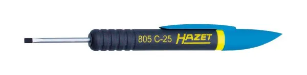 Cacciavite clip Hazet profilo scanalato 04 x 25 mm 805C-25