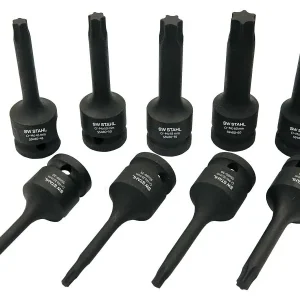 Inserti per cacciavite SW-Stahl IMPACT 1/2" profilo T T20-T70 9 pezzi S5480