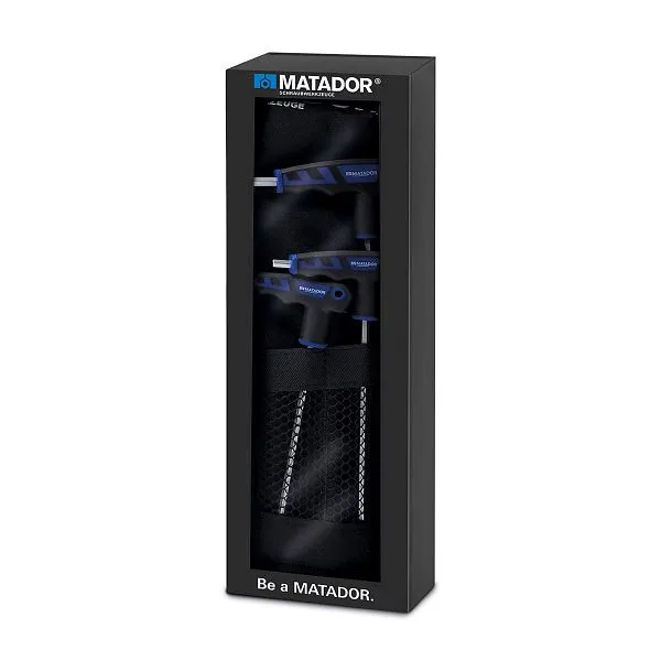 MATADOR set di cacciaviti offset 2K con impugnatura T esagono 2 - 10 mm 0445 9070