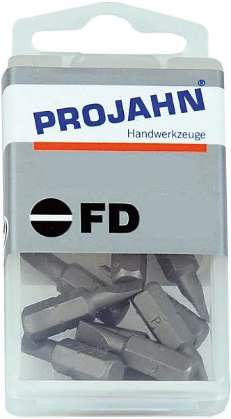 Projahn 1/4 "bit L25 mm slot 40 x 05 mm confezione da 10 2721-10