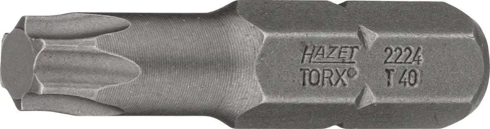 Punta Hazet esagono pieno 8 (5/16 di pollice) profilo interno TORX® T40 misura principale: T40 2224-T40