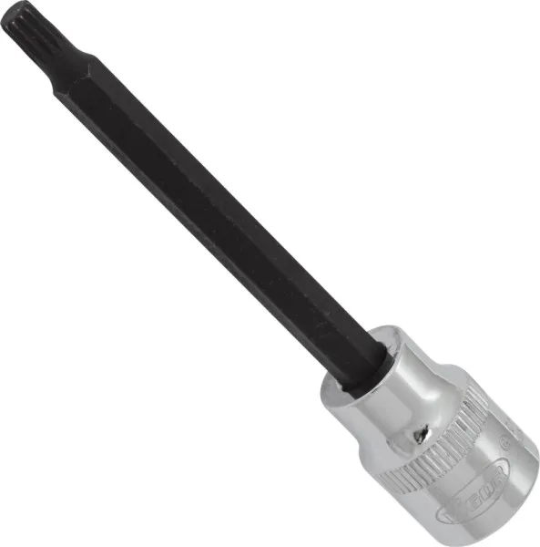 Punta per cacciavite VIGOR cava quadrata da 10 mm (3/8 pollici) profilo scanalato interno XZN M5 lunghezza: 93 mm per funz...