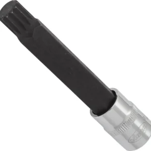 Punta per cacciavite VIGOR cava quadrata da 10 mm (3/8 pollici) profilo scanalato interno XZN M12 lunghezza: 93 mm per fun...