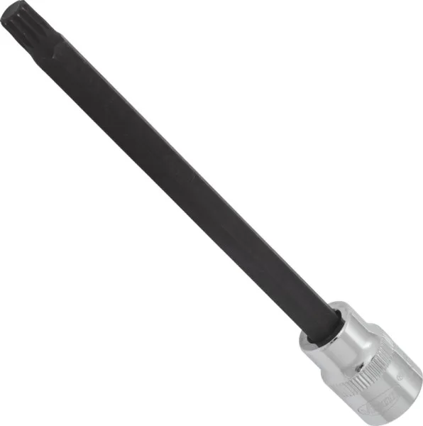 Punta per cacciavite VIGOR cava quadrata da 10 mm (3/8 pollici) profilo scanalato interno XZN M8 lunghezza: 133 mm per fun...