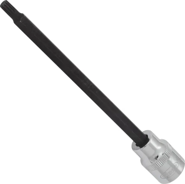 Punta per cacciavite VIGOR cava quadrata da 10 mm (3/8 pollici) profilo scanalato interno XZN M5 lunghezza: 133 mm per fun...