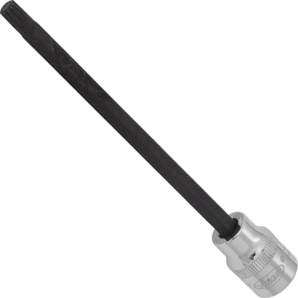 Punta per cacciavite VIGOR cava quadrata da 10 mm (3/8 pollici) profilo scanalato interno XZN M6 lunghezza: 133 mm per fun...