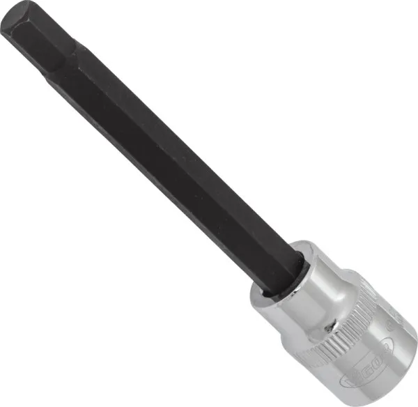 Punta per cacciavite VIGOR cava quadrata da 10 mm (3/8 pollici) profilo esagonale interno 7 mm lunghezza: 93 mm per funzio...