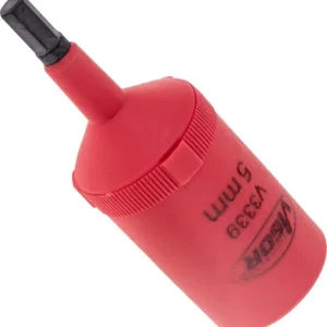 Punta per cacciavite VIGOR VDE cava quadrata 125 mm (1/2 pollice) profilo esagonale interno 5 mm V3339