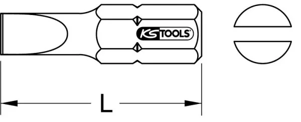 Punta KS Tools 5/16" taglio 30 mm 55 mm 911.3680