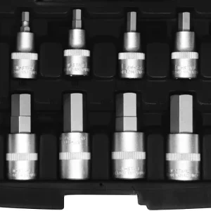 Punte per cacciavite SW-Stahl 1/2" esagono incassato 5-22 mm 12 pezzi 04950L