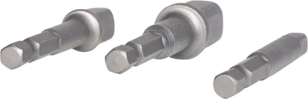 Set adattatori quadrati KS Tools 1/4" 3 pezzi 514.1105