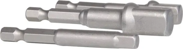 Set adattatori quadrati KS Tools 1/4" 3 pezzi 514.1105