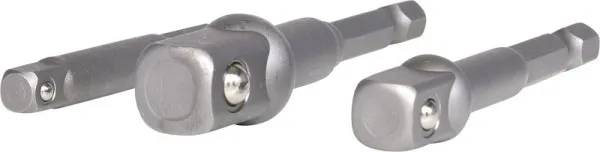 Set adattatori quadrati KS Tools 1/4" 3 pezzi 514.1105
