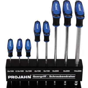 Set di cacciaviti con impugnatura T testa sferica Projahn 8 pezzi 4170