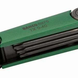 Set di cacciaviti offset Bahco 8 pezzi TX brunito BE-8975
