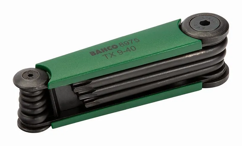 Set di cacciaviti offset Bahco 8 pezzi TX brunito BE-8975