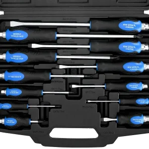 Set cacciaviti SW-Stahl antiurto taglio + croce 12 pezzi S7891