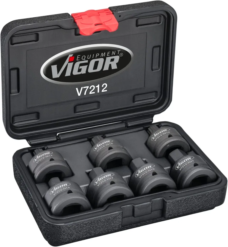 Set di punte per avvitatore percussione VIGOR numero di utensili: 7 V7212