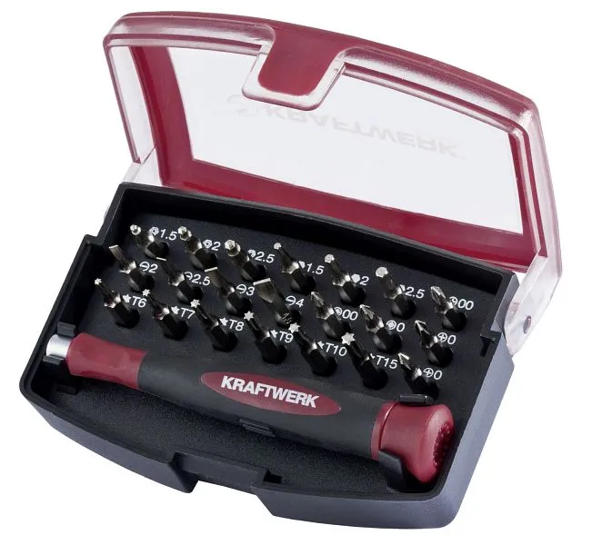 Set di punte di precisione universali Kraftwerk 22 pezzi 3180
