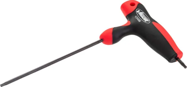 VIGOR Cacciavite TORX con impugnatura T profilo TORX interno T9 confezione da 5 V2498
