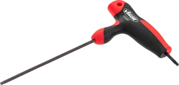 VIGOR Cacciavite TORX con impugnatura T profilo TORX interno T10 confezione da 5 V2497