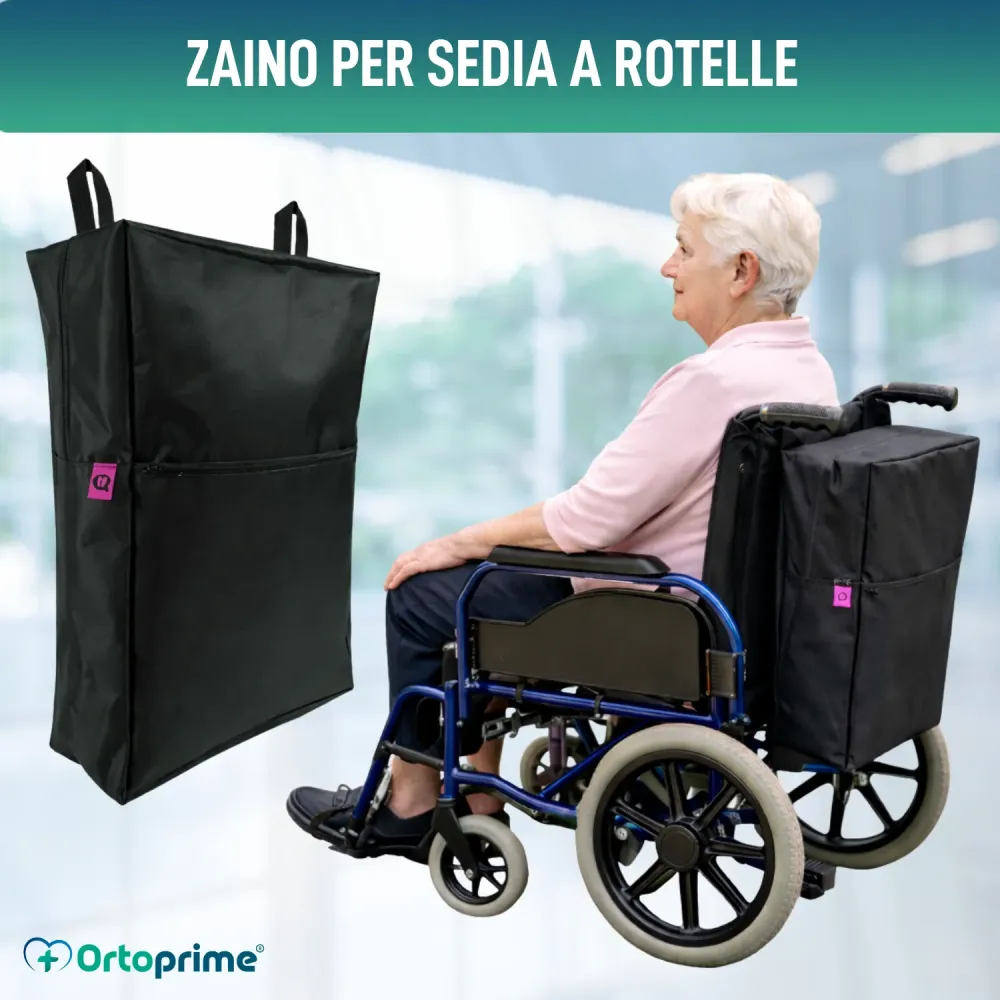 Zaino Posteriore per Sedia Rotelle | 8 Scomparti