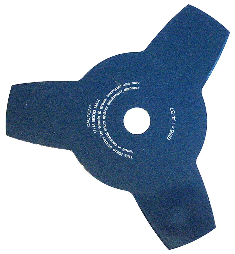 Robusto per Uso Intensivo LAMA METALLO 3 DENTI PER DECESPUGLIATORI MAKITA DIAMETRO 255mm - P-47385