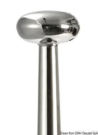 Asta portabandiera 610 mm Ø25 mm