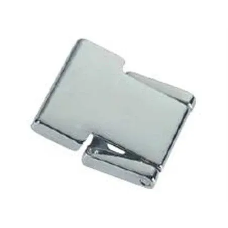 CERNIERA FLUSH DECK PER PICCOLI PORTELLI SENZA SBALZO OTTONE CROMATO 34X28 MM