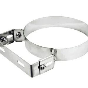 Collari regolabili per tubi inox. Prezzo per Pezzo.