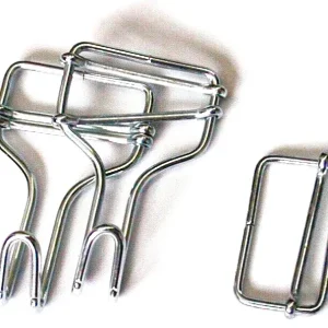 Fibbia E Gancio Cinghia Per Pompe Mm. 40X20X2,8