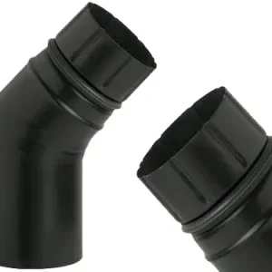 Gomiti 45° Ala Pellet Eco per stufe. Prezzo per Pezzo.