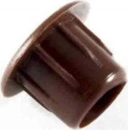 MASIDEF-MOBILIA- 20 COPRIFORI PLASTICA MARRONE D 8