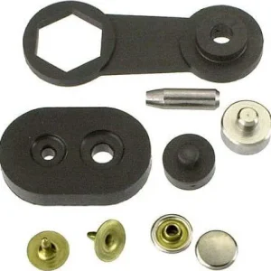 Max-Power DY270754 Rivetti universali-Ottone nichelato-24 pz