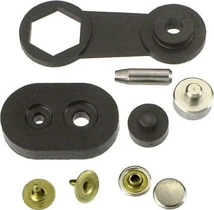 Max-Power DY270754 Rivetti universali-Ottone nichelato-24 pz