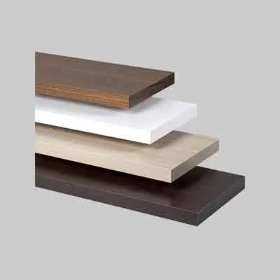 MENSOLA RETTANGOLARE 'ECOPAN' cm 80x20, spess. 1,8 cm - col. Bianco. Prezzo per Pezzo.