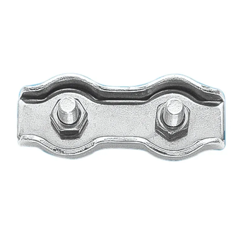 MORSETTO DOPPIO INOX 316 Ø MM.8 - 0606198 - FORNITURE NAUTICHE ITALIANE