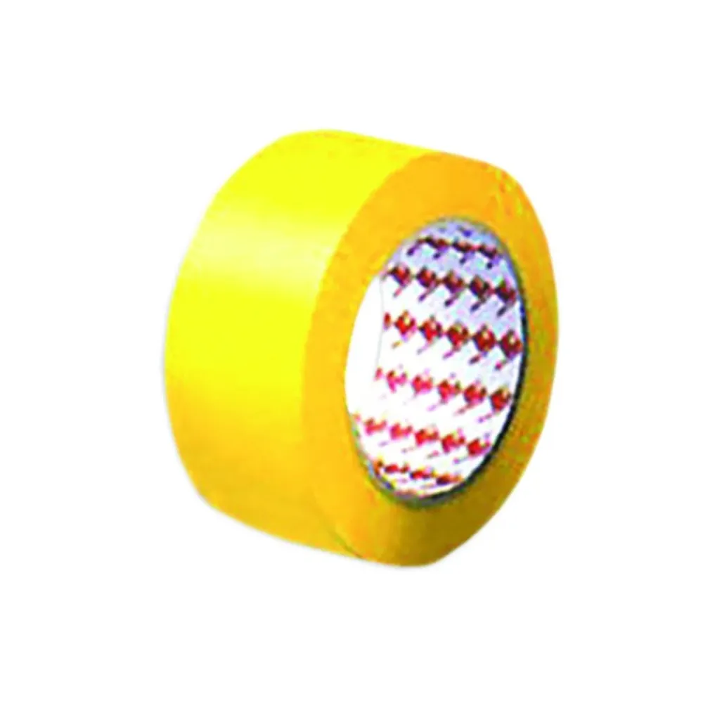 Nastro Adesivo Pvc Giallo - mm.50h. rotoli da mt.33 - 6 pz