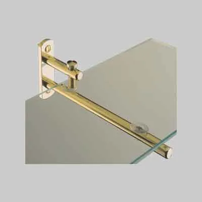 REGGIMENSOLA CON REGOLATORE cm 15 - Ottone nichelato. Prezzo per Pezzo.