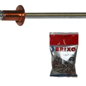 Rivetti Brixo Rame blister 100 pz. Prezzo per Confezione.
