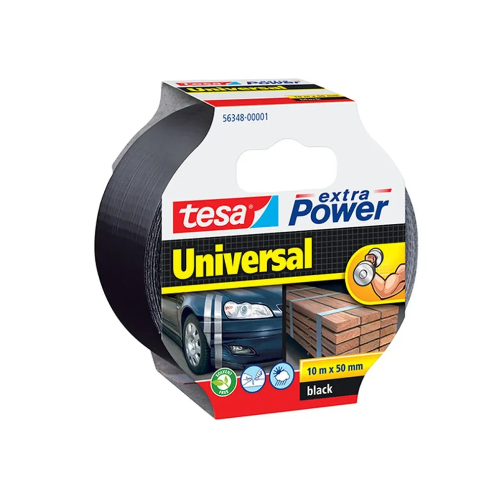 Tesa Nastro Extrapower Nero 10X50 - Resistente e Versatile - 56348