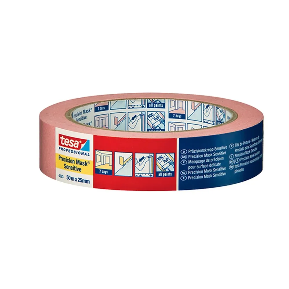 Tesa Nastro Mascheratura Sensibile 50mm x 25m 4333 - Alta Precisione
