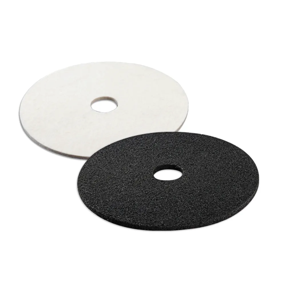 Peluche ruota per macinazione acciaio/nylon + luciding disco feltro per ingranaggi